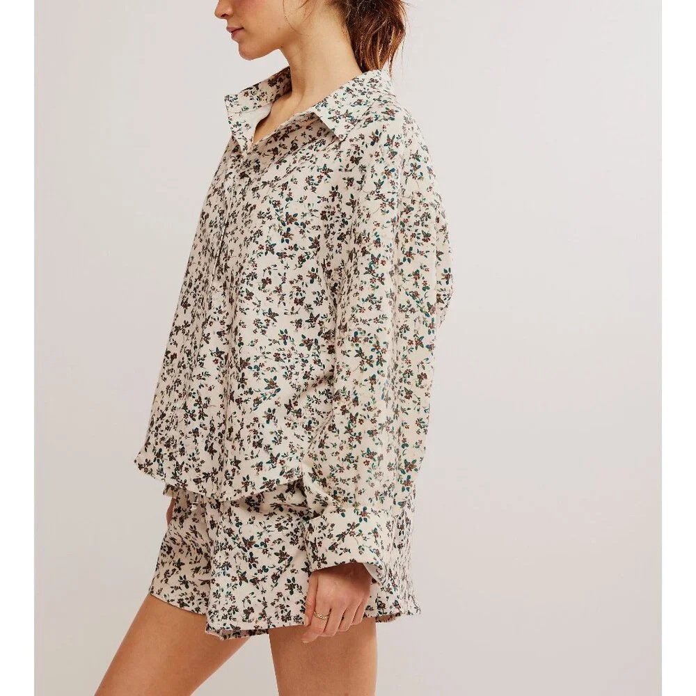 FREE PEOPLE Early Morning Sleep Set / Ivory Combo - Picture 2 of 11